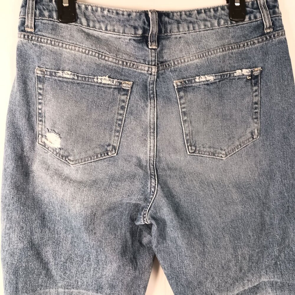 Altar'd State Mica Denim Distressed High Rise Loose Jeans Women 31 Cotton - Picture 3 of 7